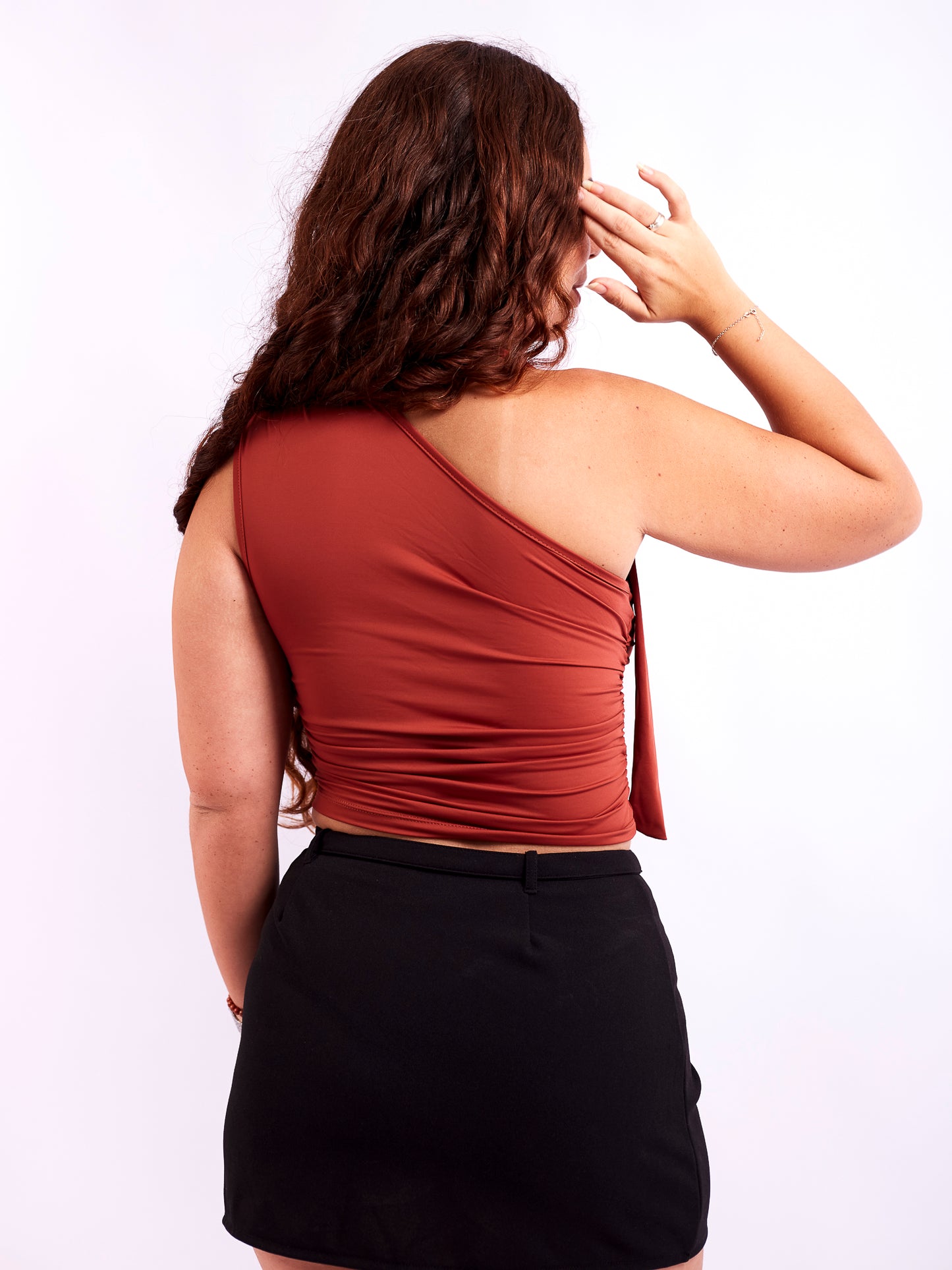 CROPPED SCARF - MARROM TERRACOTA