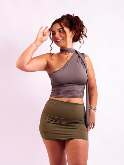 CROPPED SCARF - CHUMBO